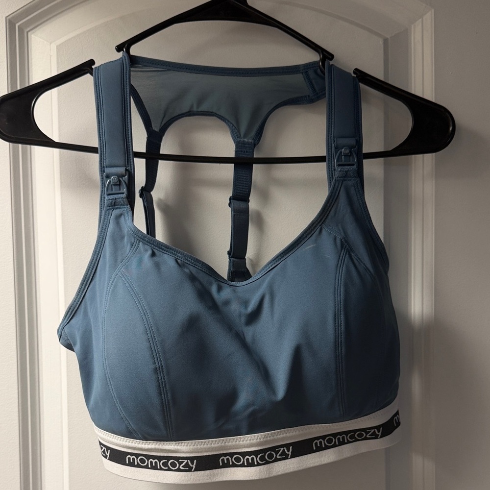 Momcozy Blue Nursing Bra